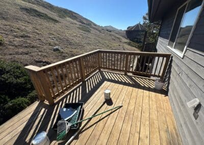 Residential Deck Painting Project in Dillon Beach by McCarthy Painting
