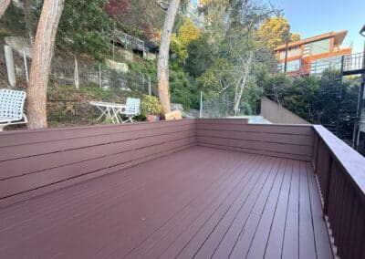 Residential Deck Painting Project in Sausalito by McCarthy Painting