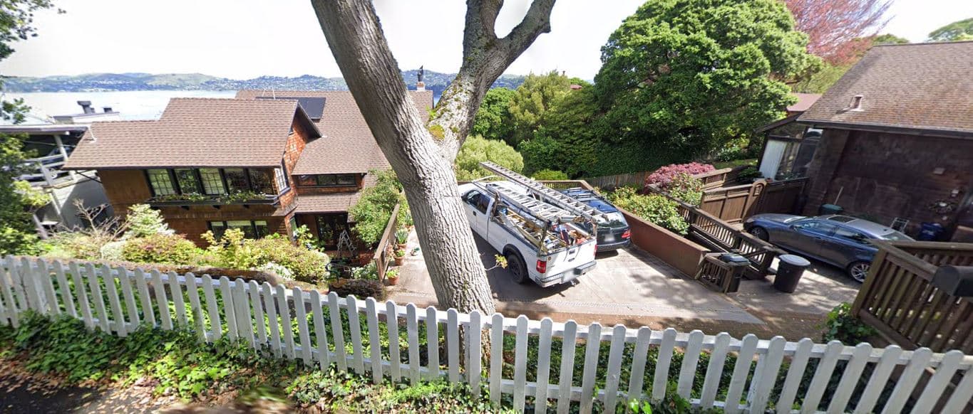 Residential exterior painting project in Sausalito by McCarthy Painting