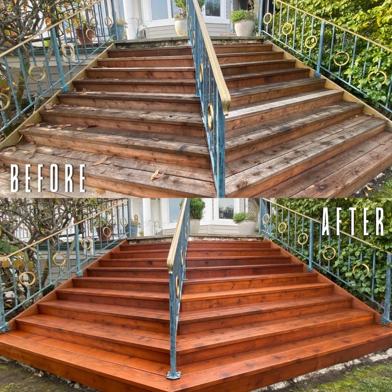 Marin County painting transformation before and after at 9 Acacia Dr — McCarthy Painting
