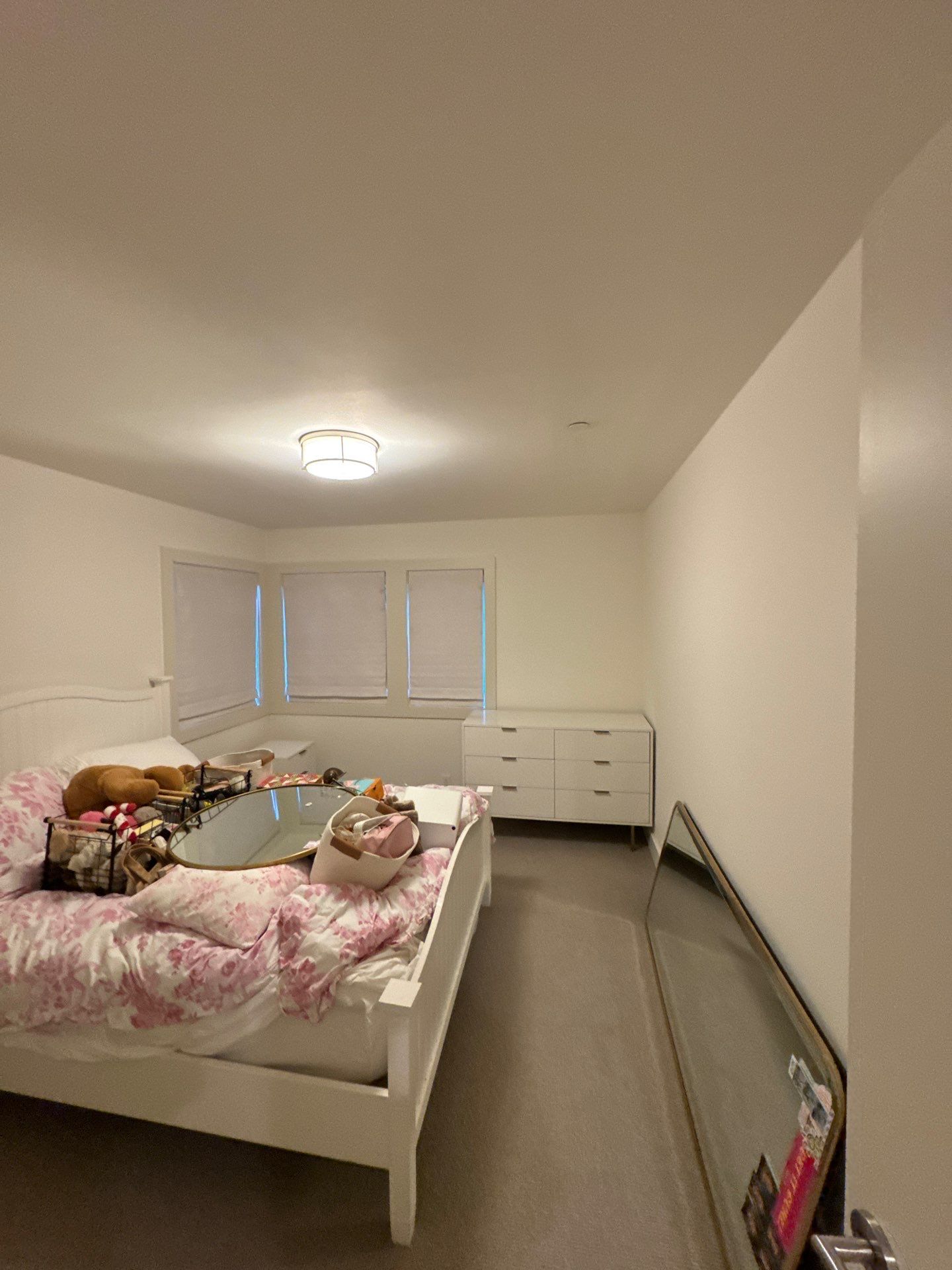 Interior bedroom painting project at 431 Live Oak Dr, Mill Valley, CA