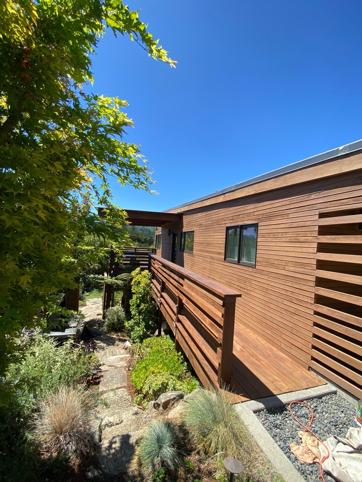 Residential siding repaint at 74 Alta Vista Ave in Mill Valley by McCarthy Painting