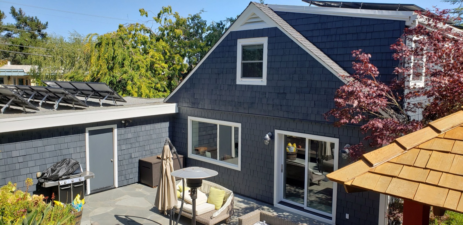 Residential exterior repaint at 19 Azalea Dr in Mill Valley by McCarthy Painting