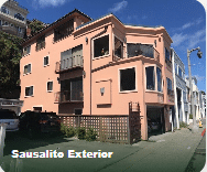 Sausalito exterior residential project by McCarthy Painting