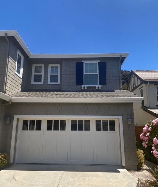 Residential exterior and garage project by McCarthy Painting